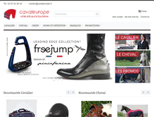 Tablet Screenshot of cavaleurope.com